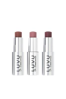 Lip + Cheek Stick Trio